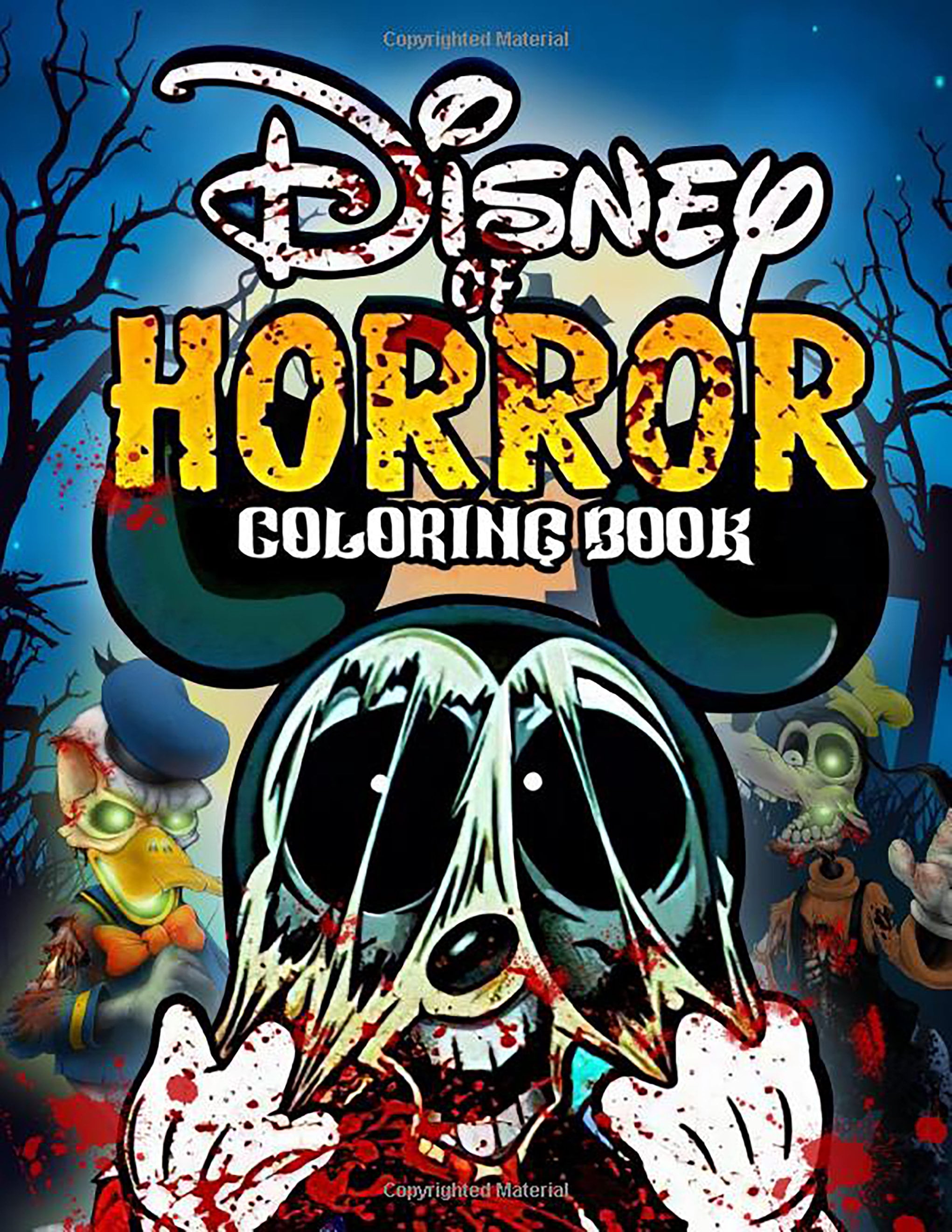 Horror Coloring Book: Awesome Coloring Books for Adults and | Etsy