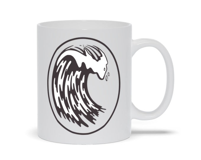Big Wave Coffee Mug | Ocean Wave Mug | Wave Coffee Mug | Ocean Mug | Beach Coffee Mug | Surfer Mug | Gift for Surfer | Gift for Beach Lover