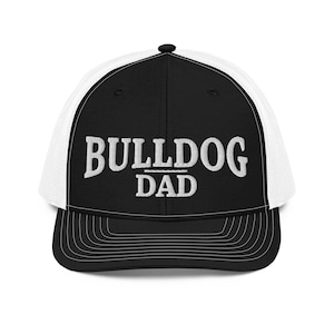 Bulldog Dad Hat: Embroidered Richardson 112 Trucker Cap