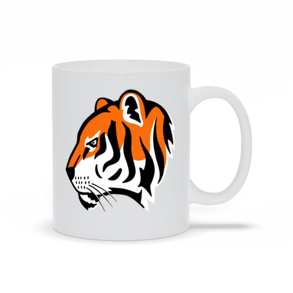 tasse à café tigre | tasse de d'enfants tigres orientaux chinois cadeau féroce portrait tigre
