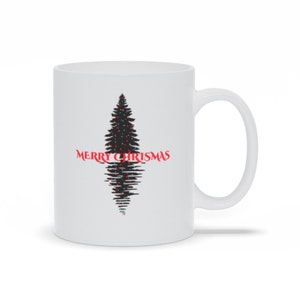 Taza de café Feliz árbol de Navidad