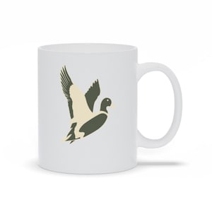 Mallard Duck Landing Coffee Mug: Hunter Gift