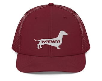 Dackel ""Wiener"" Hund Hut Trucker Cap | Richardson112