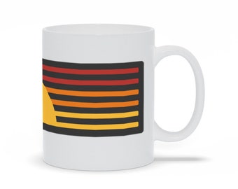 Sunrise Wrap Around Coffee Mug | Sunset Coffee Mug | Beach House Coffee Mug | Mug with Sunset | Mug with Sunrise | Beach House Decor