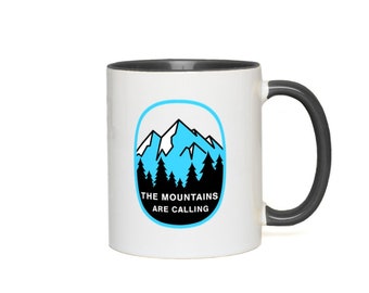 Mountains Are Calling Kaffeetasse - Wandergeschenk