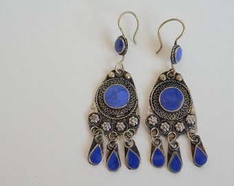 Vintage earrings Turkoman Kuchi style