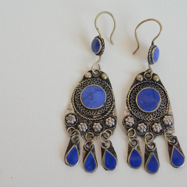 Vintage earrings Turkoman Kuchi style