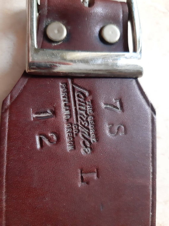 Vintage George Lawrence co. Ammunition leather be… - image 6