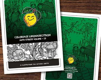 NOUVEAU***VOLUME-19  Coloriage anti-stress