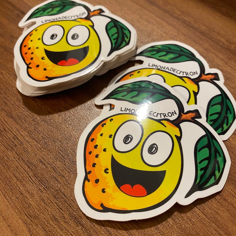 Funny LEMON Sticker - Etsy