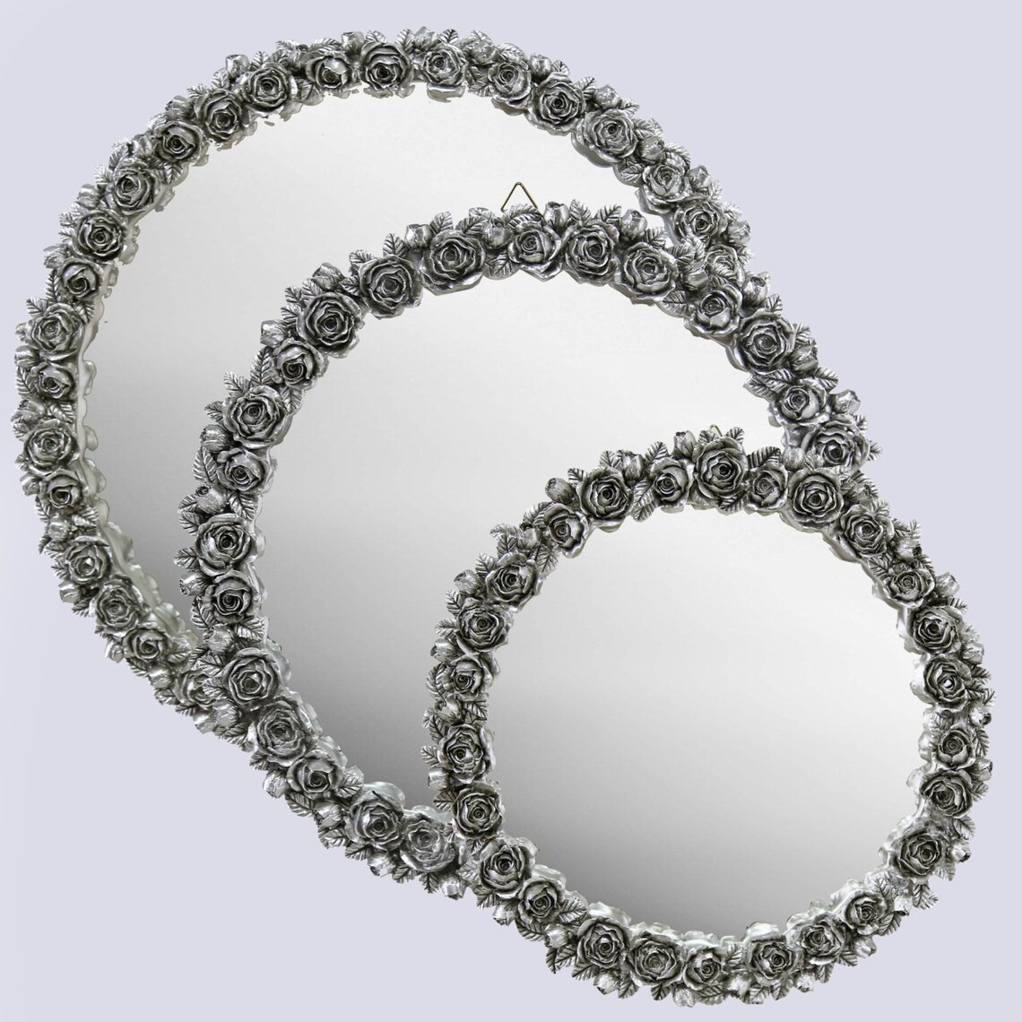 Große Wandspiegel Satz von 3 Mirros VintageSpiegel Etsy