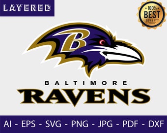 Baltimore Ravens Svg Etsy