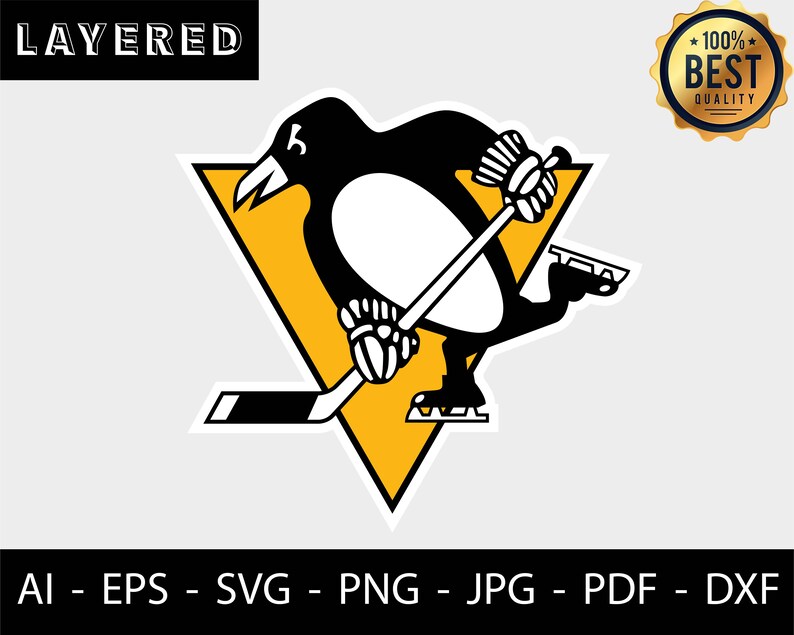 Pittsburgh Penguins Logo svg Penguins cricut file | Etsy