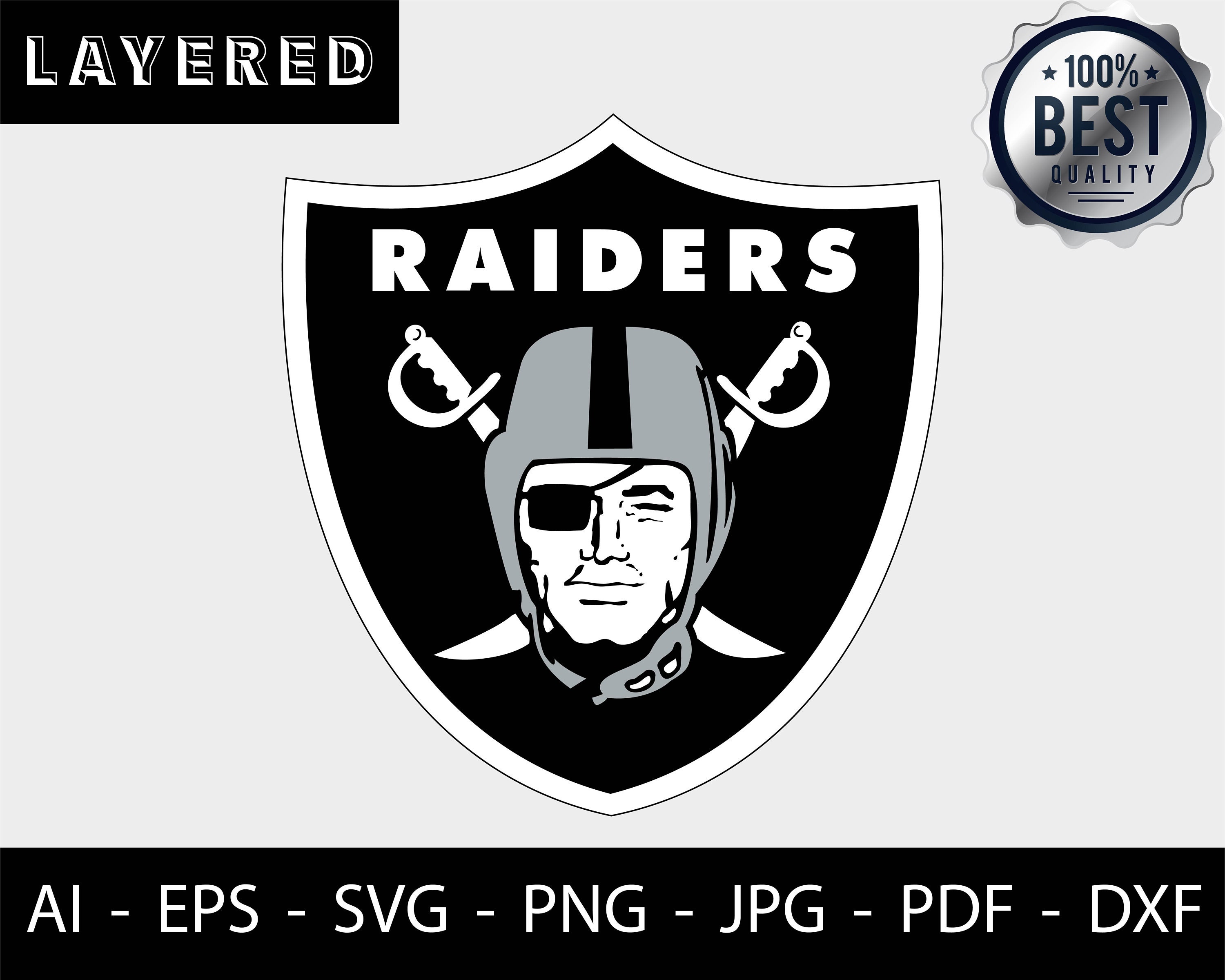 Las Vegas Raiders Logo svg Las Vegas Raiders cricut Raiders Etsy
