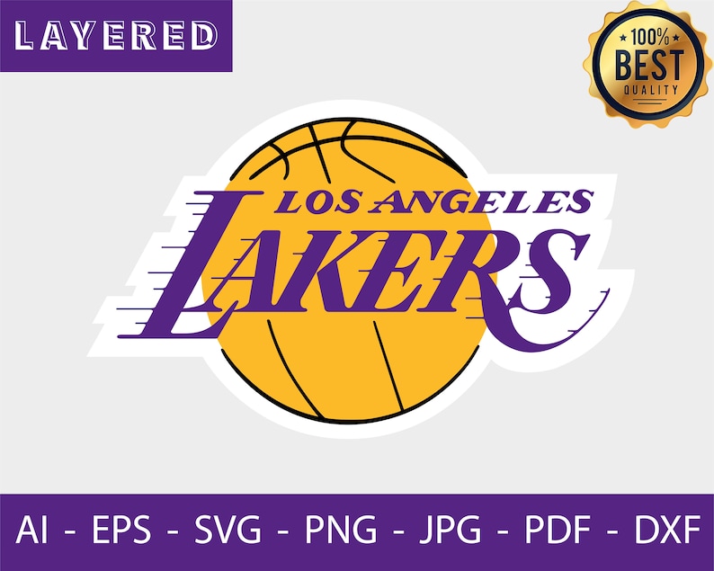 Los Angeles Lakers Logo svg Los Angeles Lakers cut file Los | Etsy