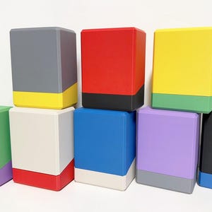 Boîte de rangement TCG imprimée en 3D – Mélangez et assortissez les couleurs
