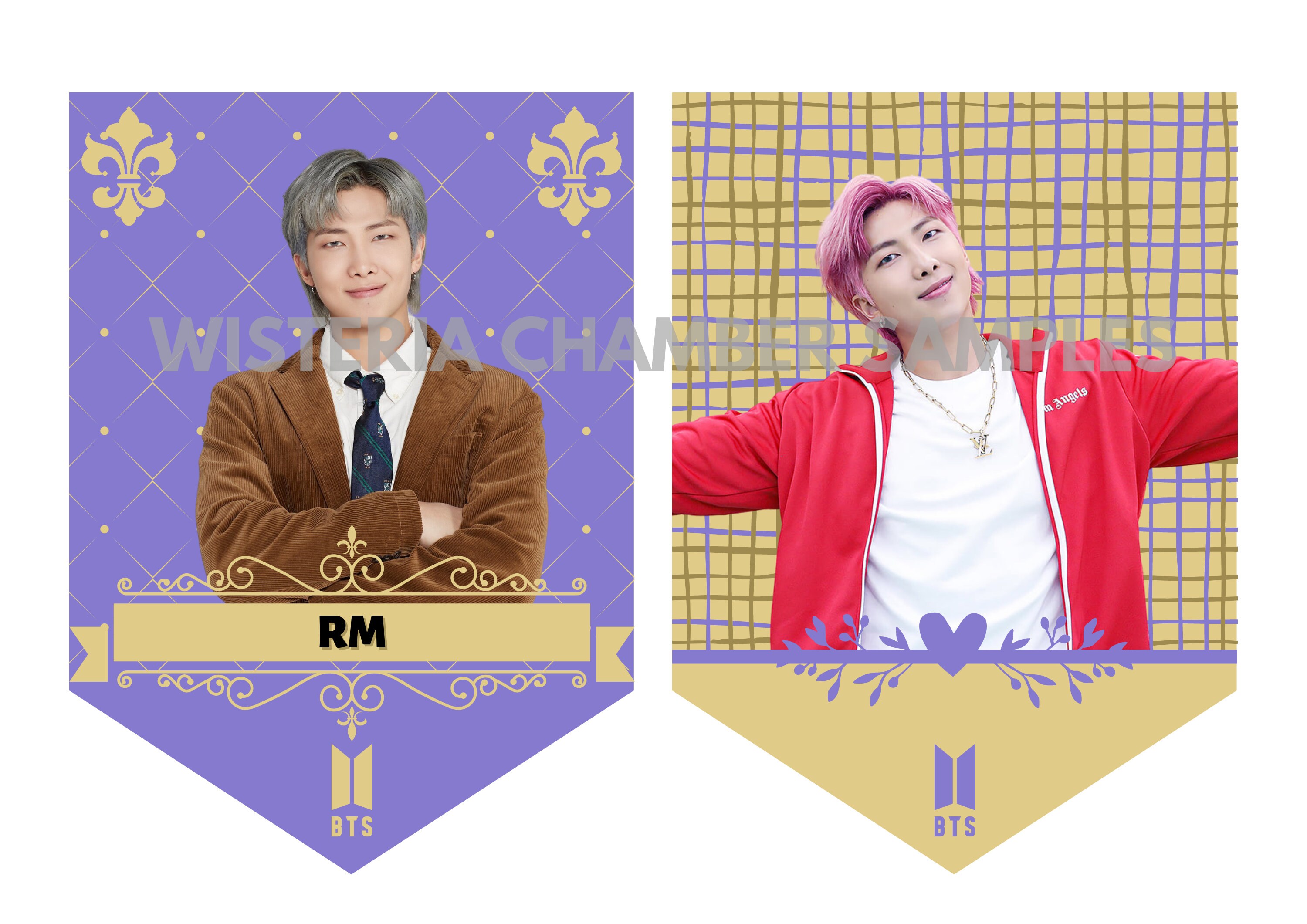 Bts Banner Flag Digital Download Bts Party Decoration Bts | Etsy