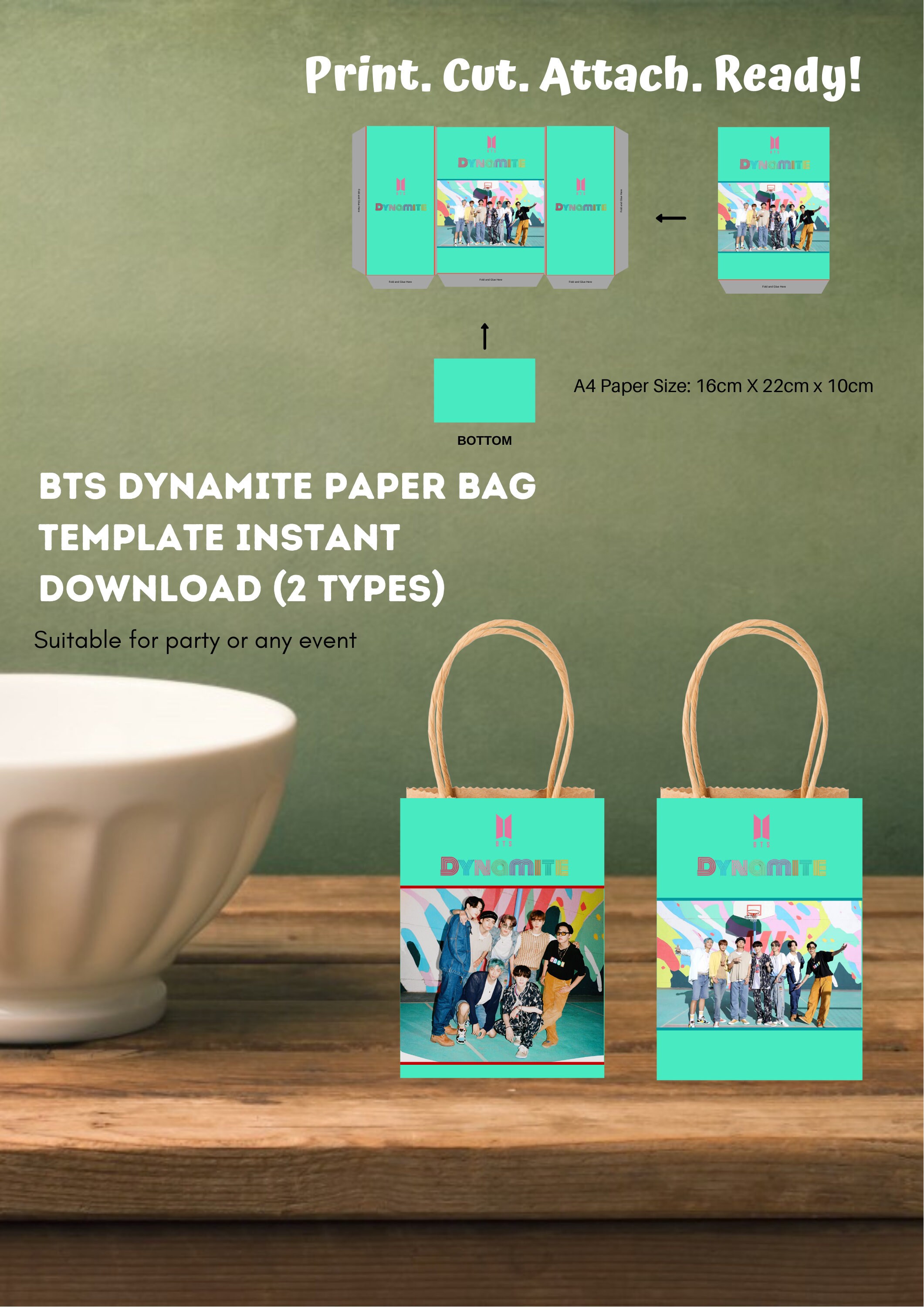 bts paper bag