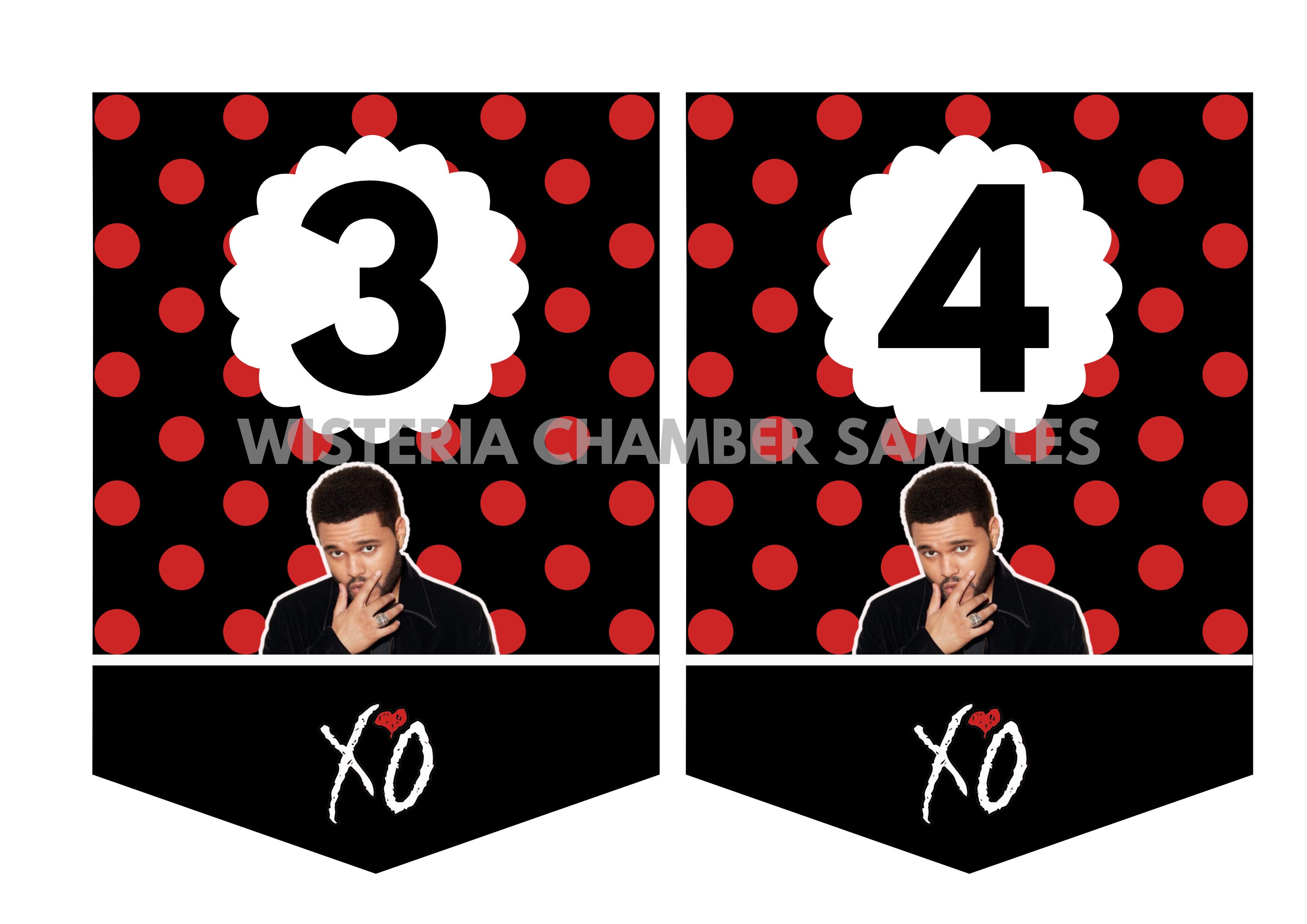The Weeknd Banner Flag Digital Download The Weeknd Party Etsy