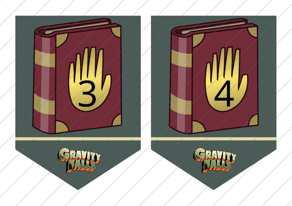 Gravity Falls Banner Flag Digital Download Gravity Falls | Etsy