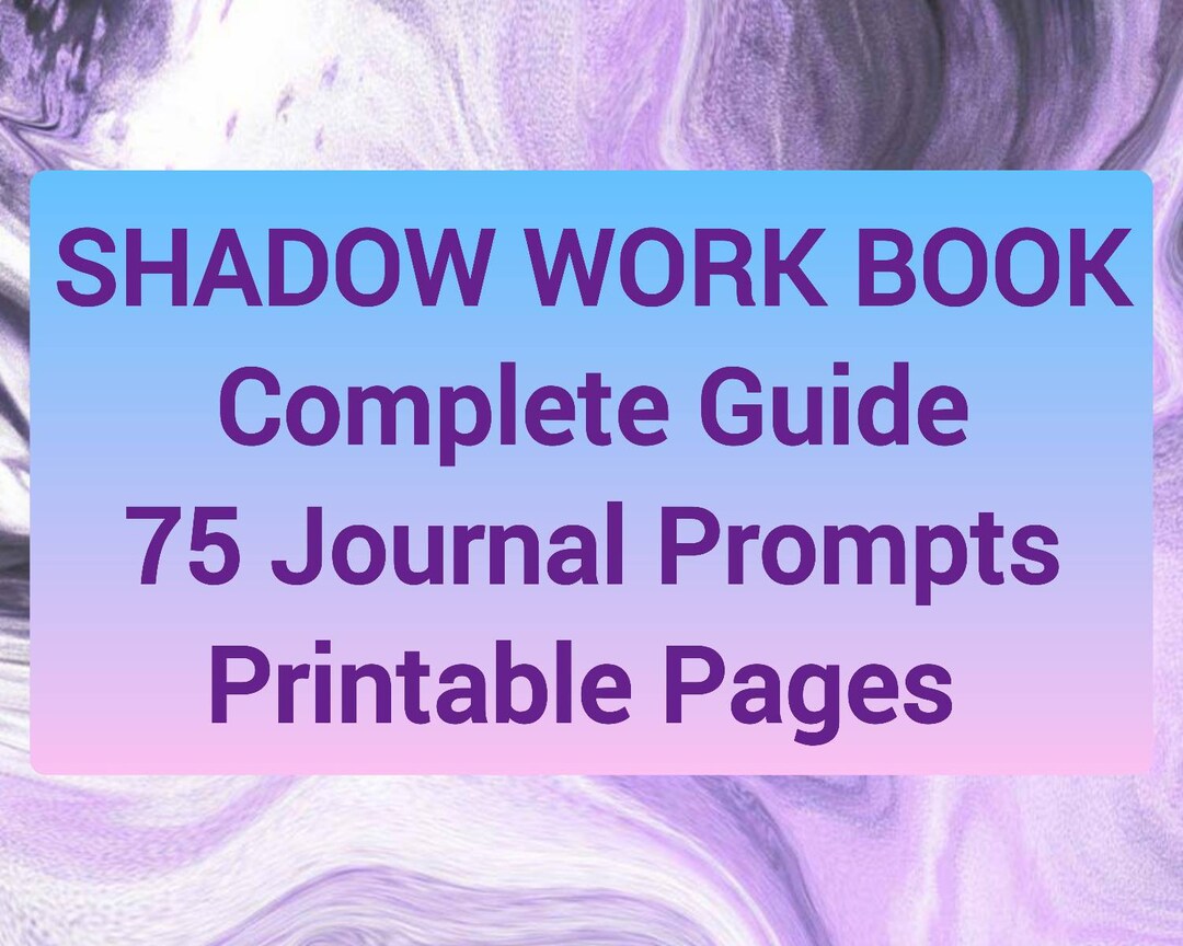 Shadow Work Journal Prompts, Shadow Work Complete Guide, Mental Health