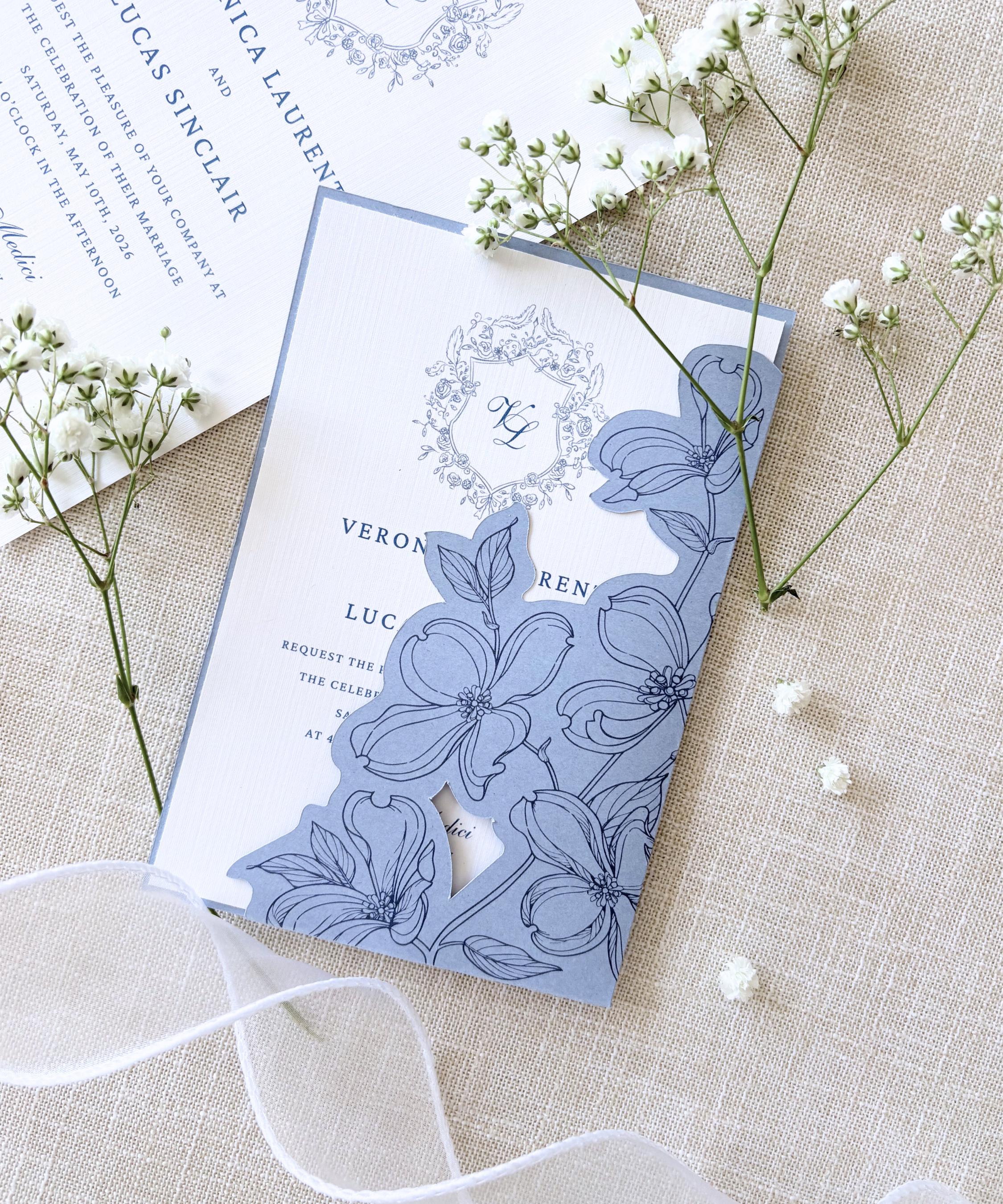 Wedding Invitation Sleeve - Etsy