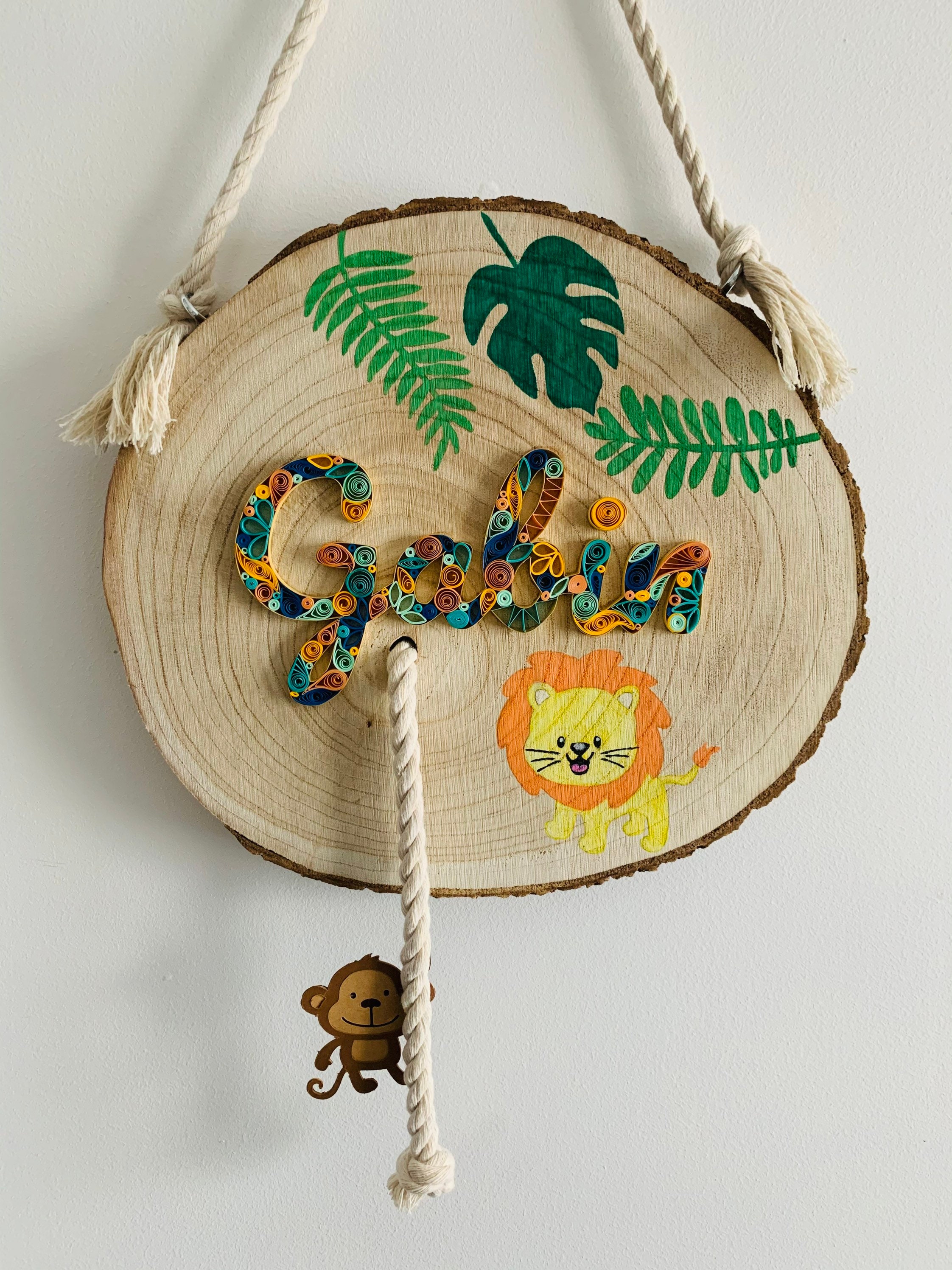 Rondin Prénom Quilling