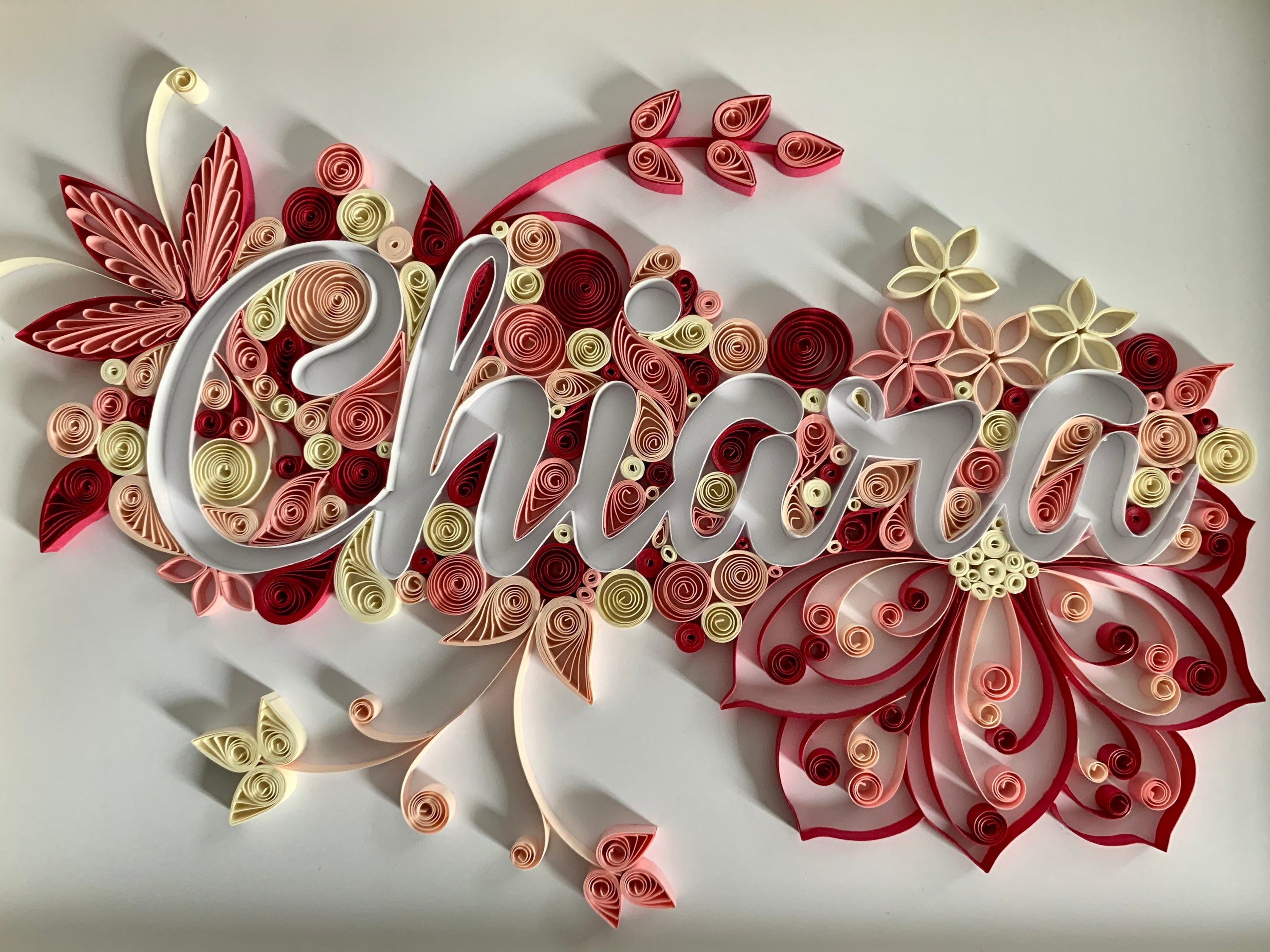 Cadre Prénom en Quilling