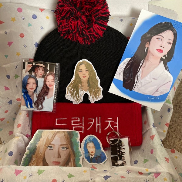 Dreamcatcher 6th Anniversary Box | JiU Sua Siyeon HanDong Yoohyeon Dami Gahyeon | kpop keychains merchandise