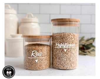 Rub On Sticker - Sticker Stock - Kitchen - Stock Sticker - Stocking --with heart - Organizing - Order Sticker