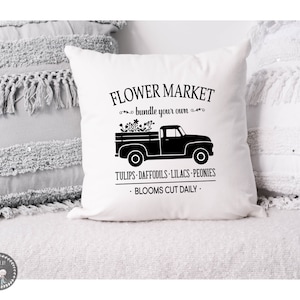 Springy cushion cover - cushion cover 50x50 - Landhaus Flower Market