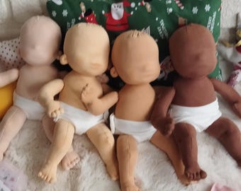 12'' inches waldorf doll body.  Make to order. Blank Waldorf doll. Make your own doll. Design it yourself. Waldorf puppe