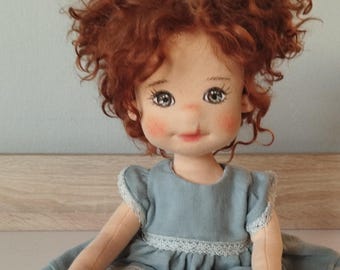 Make to custom order. Personalized order doll. Custom order doll with cleft lip.
