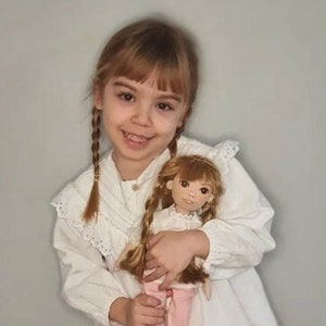 Look Alike Doll - Personalized Doll - custom doll made to order- Custom Doll -  Portrait Doll- Portrait from the Picture - Replica of People