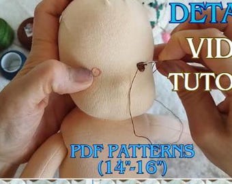 Waldorf Doll Making: Needle Felting Video Tutorial + PDF Patterns (14-16")