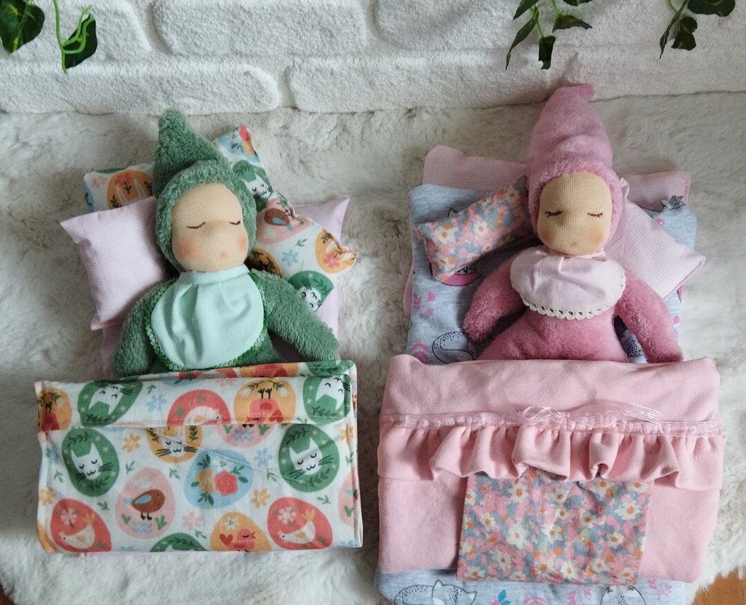 Waldorf Doll Sleeping Waldorf Doll First Waldorf Gift for Birtday Special Gift for Her