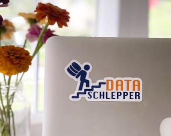Adesivo Data Schlepper CONFEZIONE DA 3 - (2"x4")