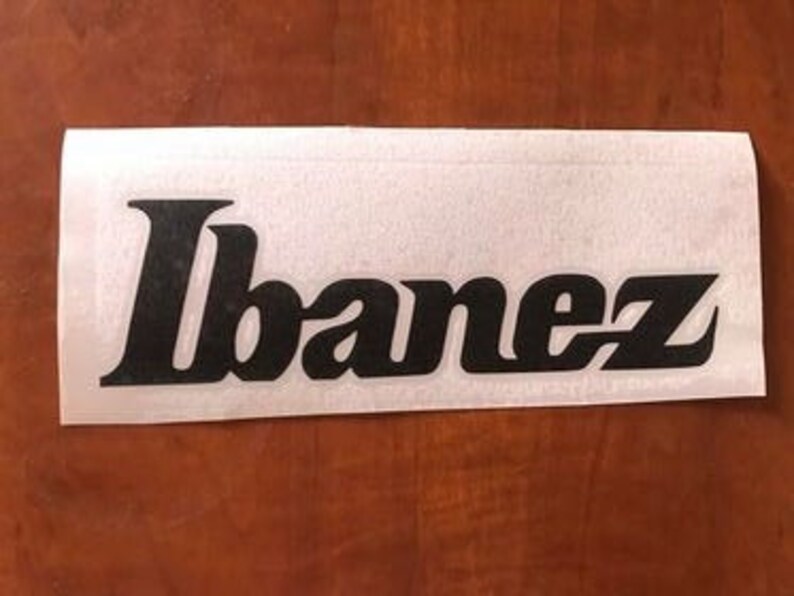 Ibanez Vinyl Transfer Ibanez decal Ibanez sticker Etsy