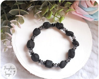 Lava Stone Bracelet, Stone Jewelry, Crystal Jewelry, Discount Jewelry, Wholesale Jewelry, Witch Jewelry, Gift for Witch, Gift for Her