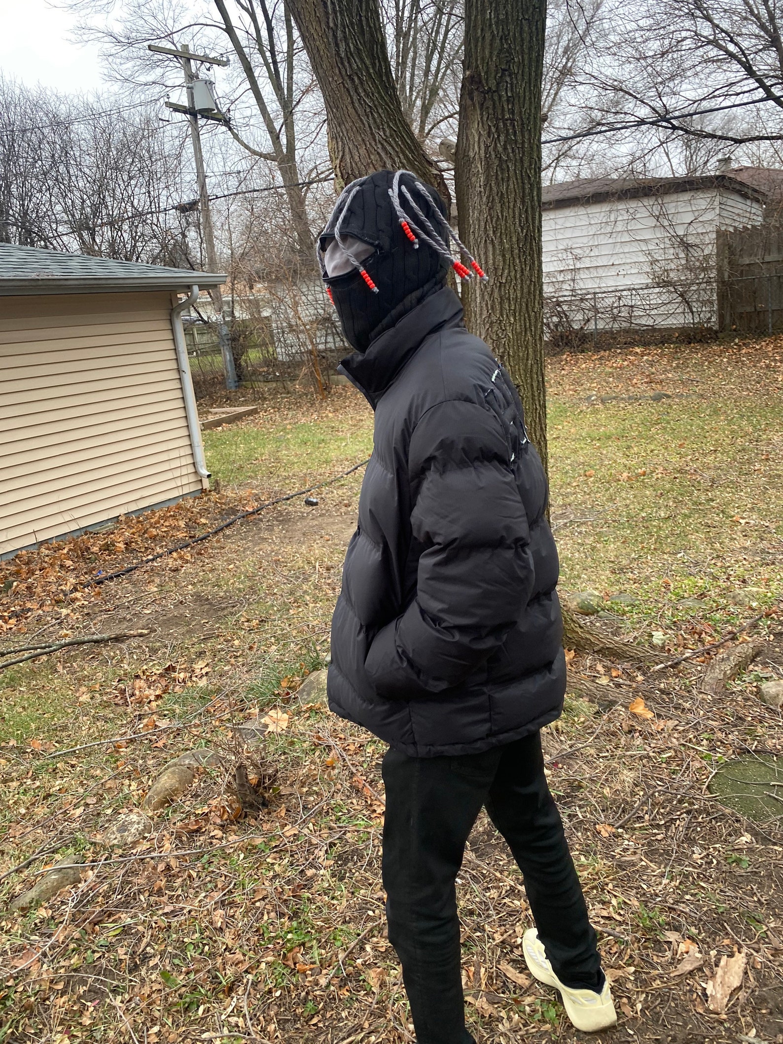 Ski Mask With Dread Locs / You Can See With the Mask On / Etsy UK