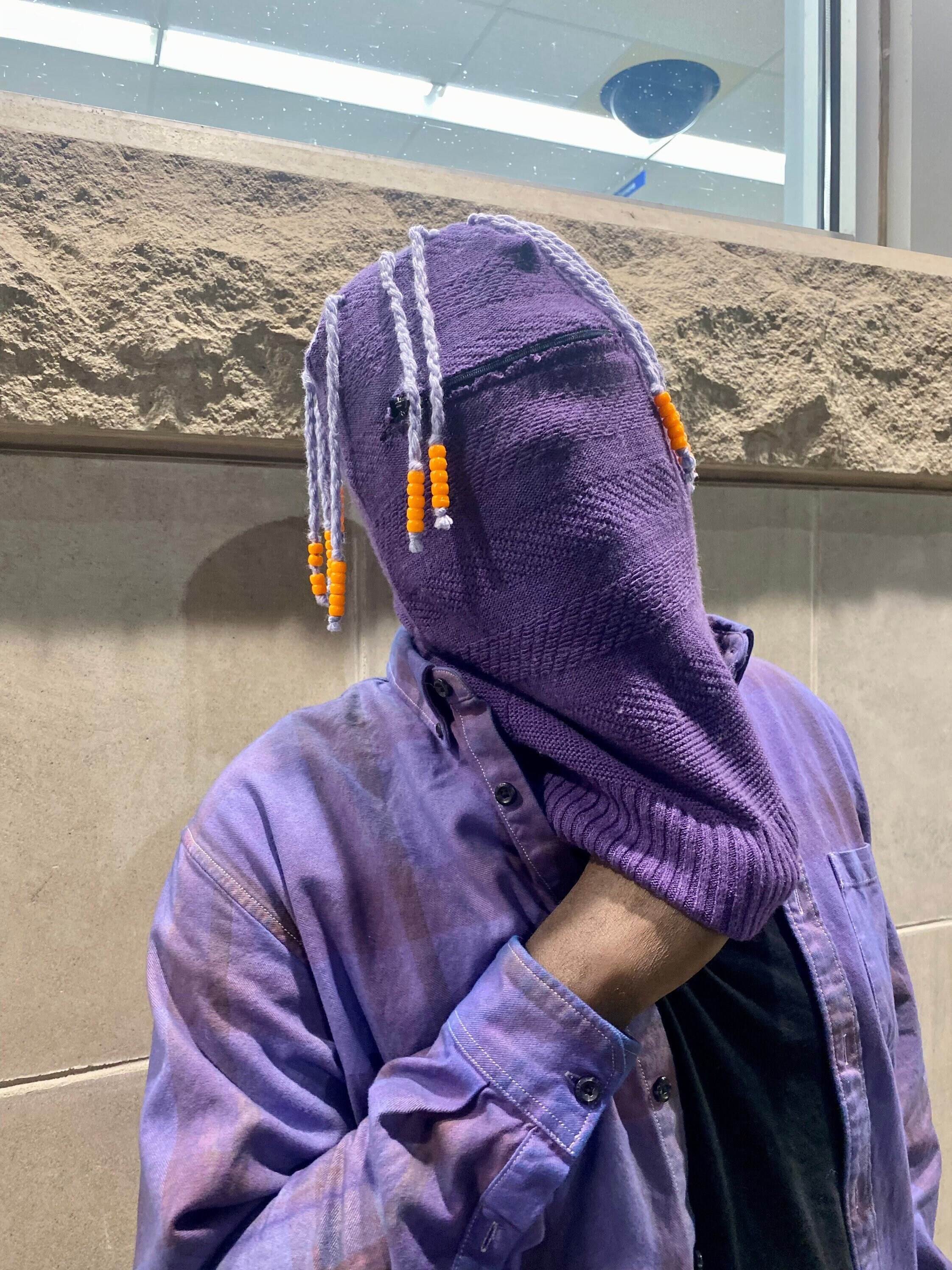 Ski Mask With Dread Locs / You Can See With the Mask On / Etsy