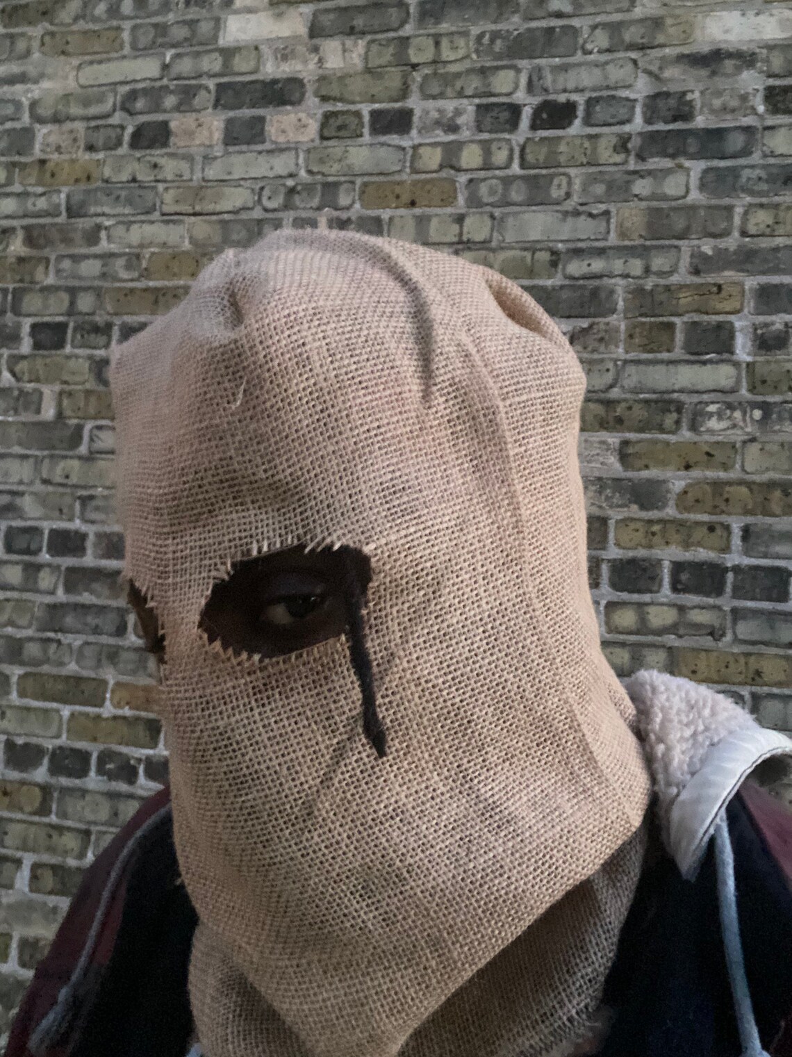 Ski Mask / Burlap Bag Mask / Kanye Mask /balaclava / Halloween Etsy
