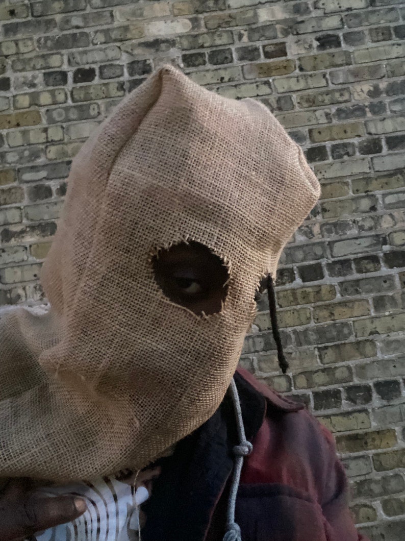 Ski Mask / Burlap Bag Mask / Kanye Mask /balaclava / Halloween Etsy