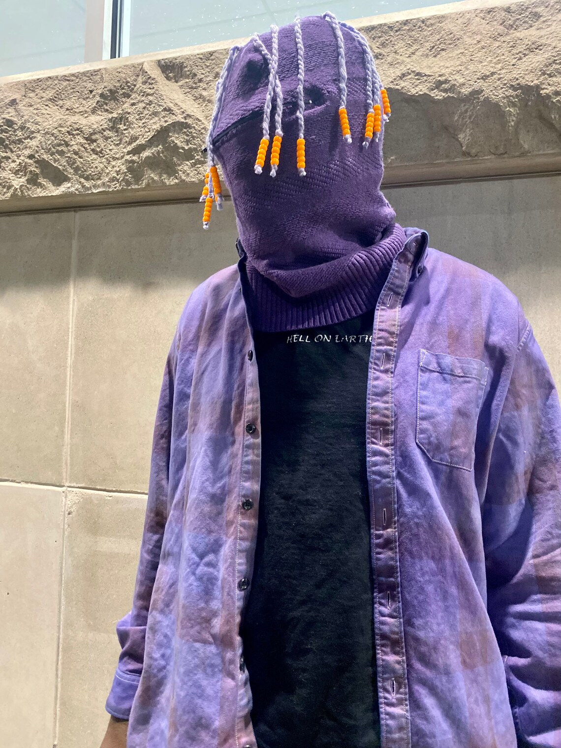 Ski Mask With Dread Locs / You Can See With the Mask On / Etsy