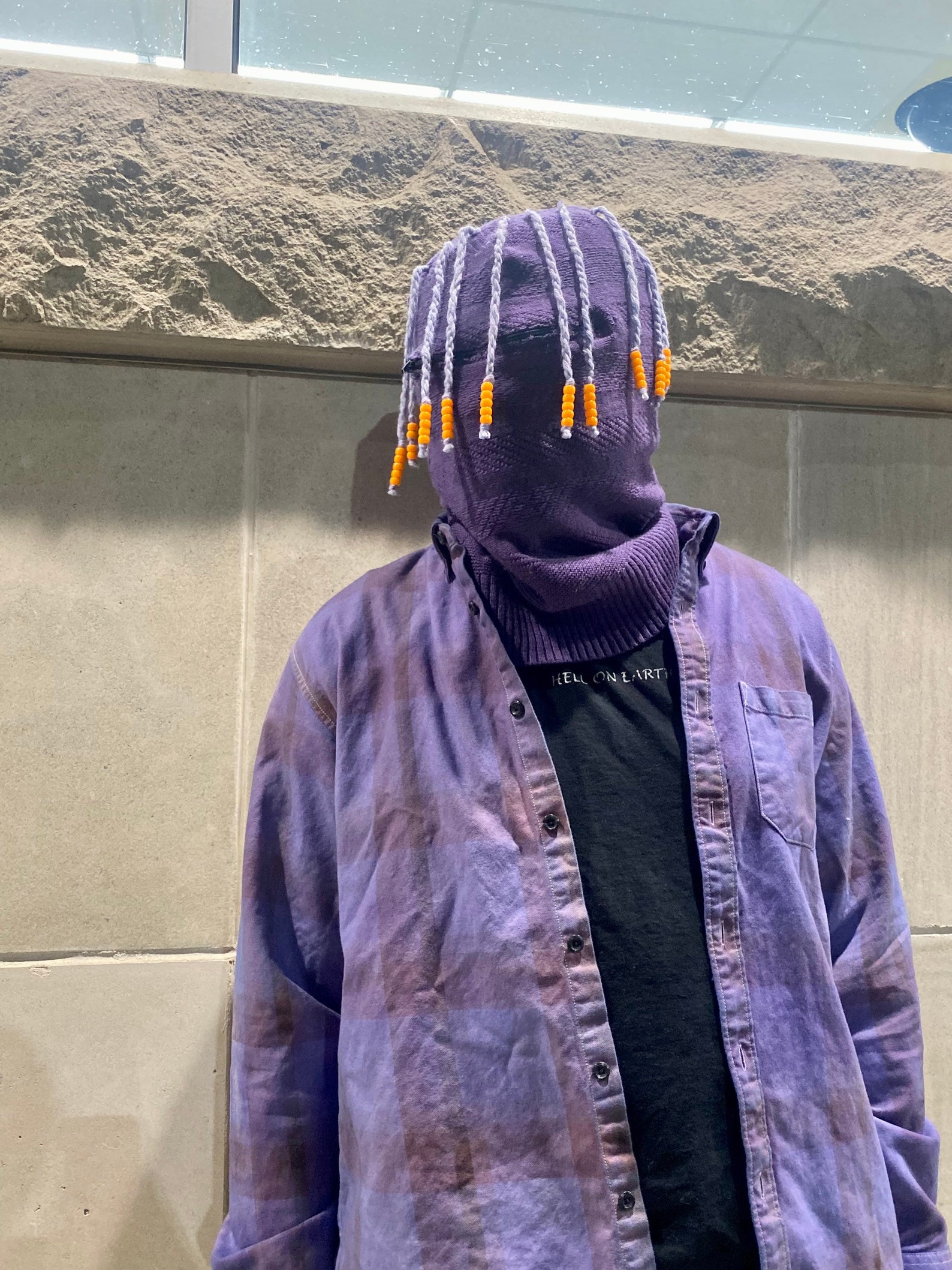 Ski Mask With Dread Locs / You Can See With the Mask On / Etsy