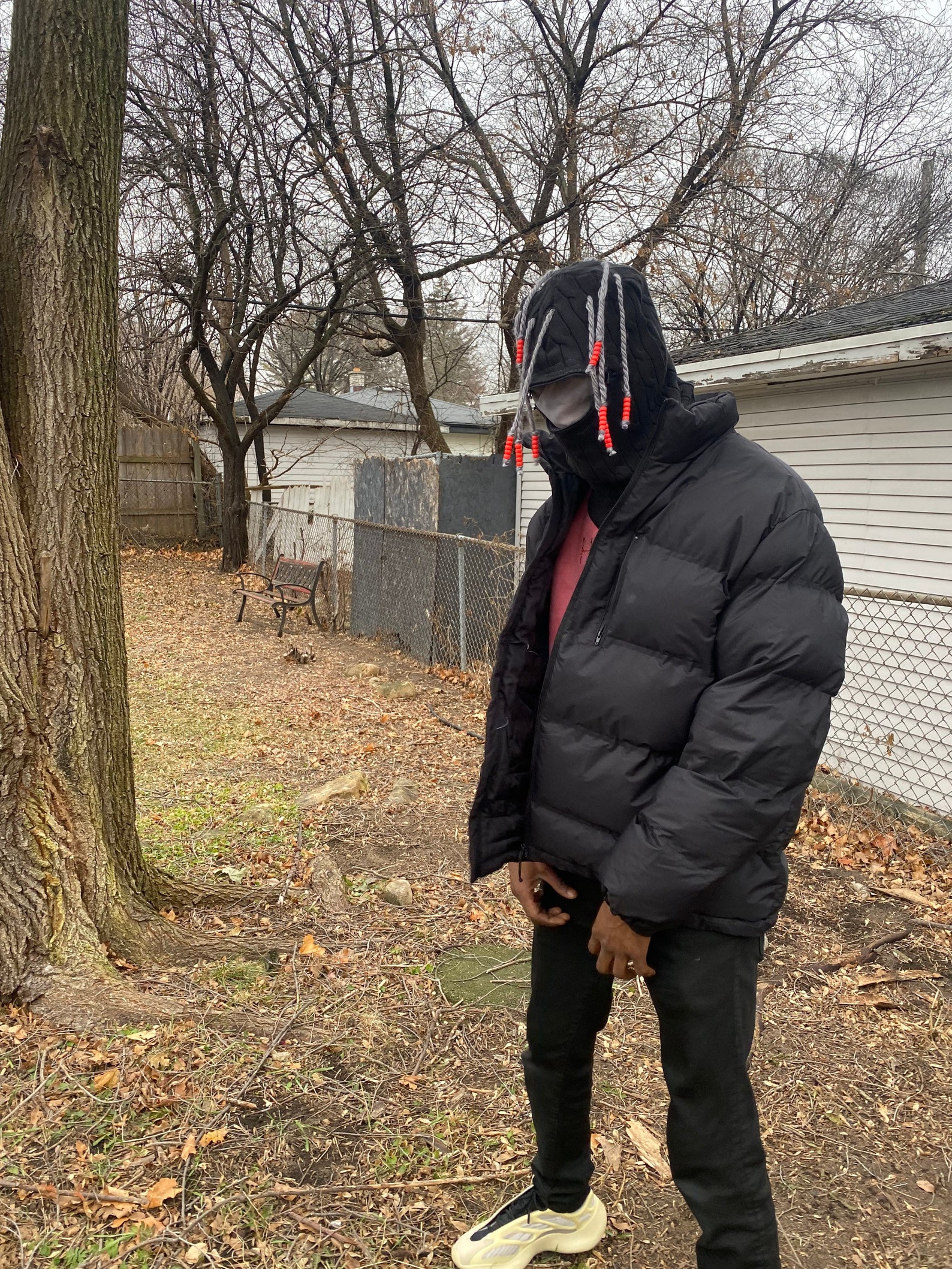 Ski Mask With Dread Locs / You Can See With the Mask On / Etsy