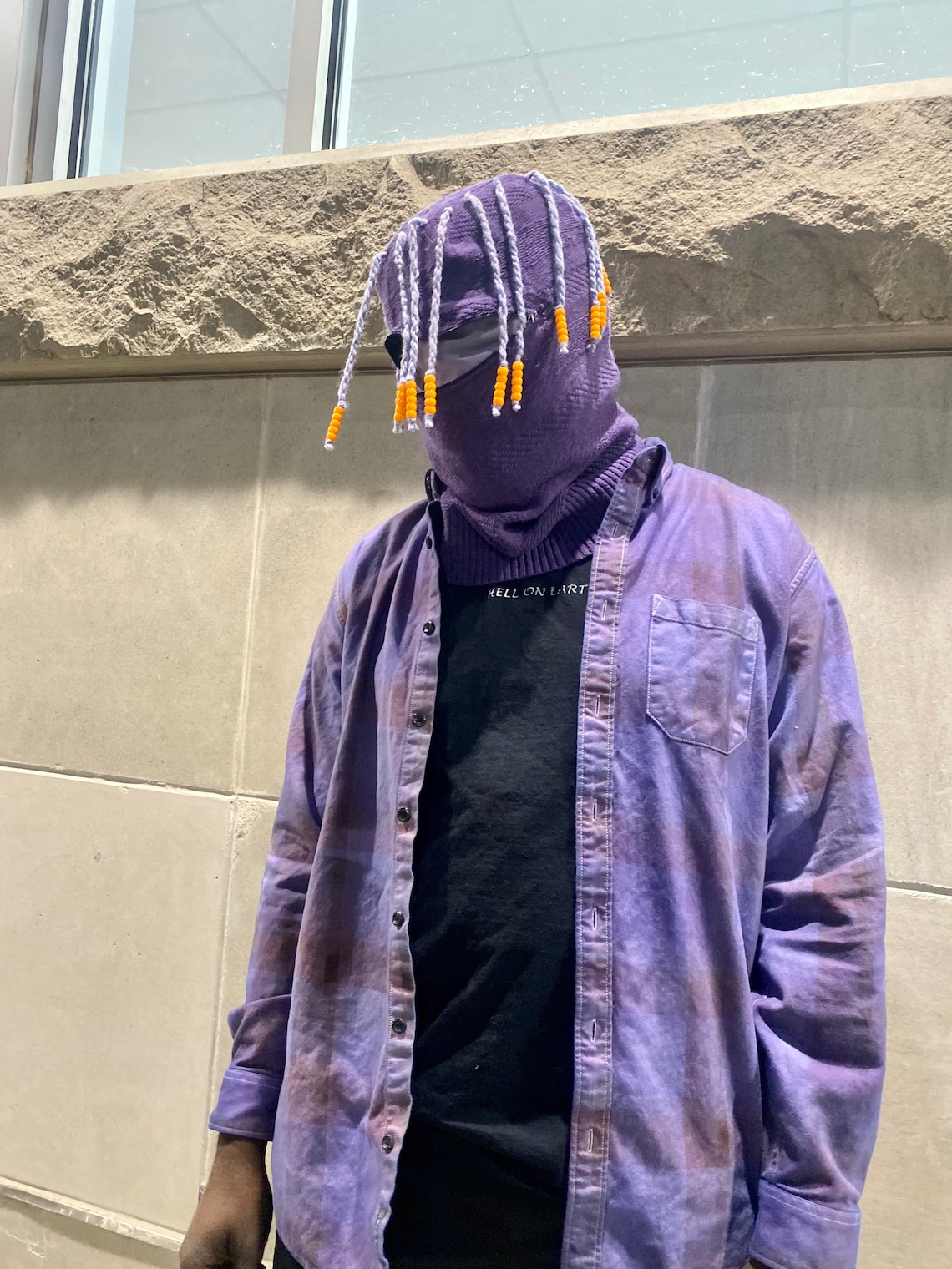 Ski Mask With Dread Locs / You Can See With the Mask On / Etsy