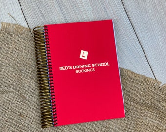 2027 Driving Instructor Diary, A5, Day Per Page, Personalised Cover, Foil Print
