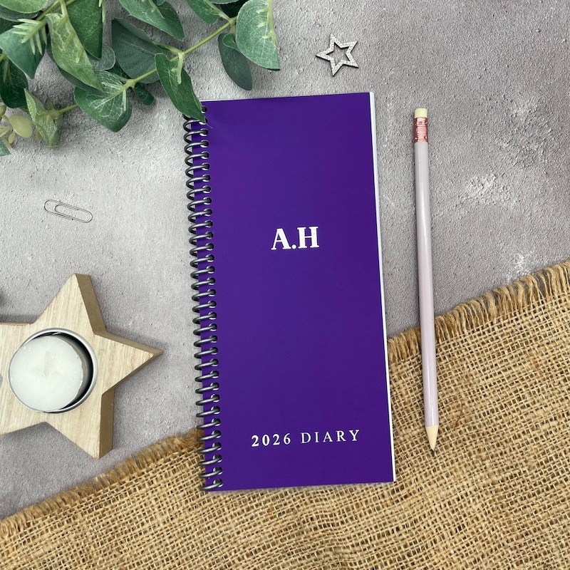 2026 SLIMLINE ANNO Agenda Mese Vista Artistico Cover - IT - Foto 5