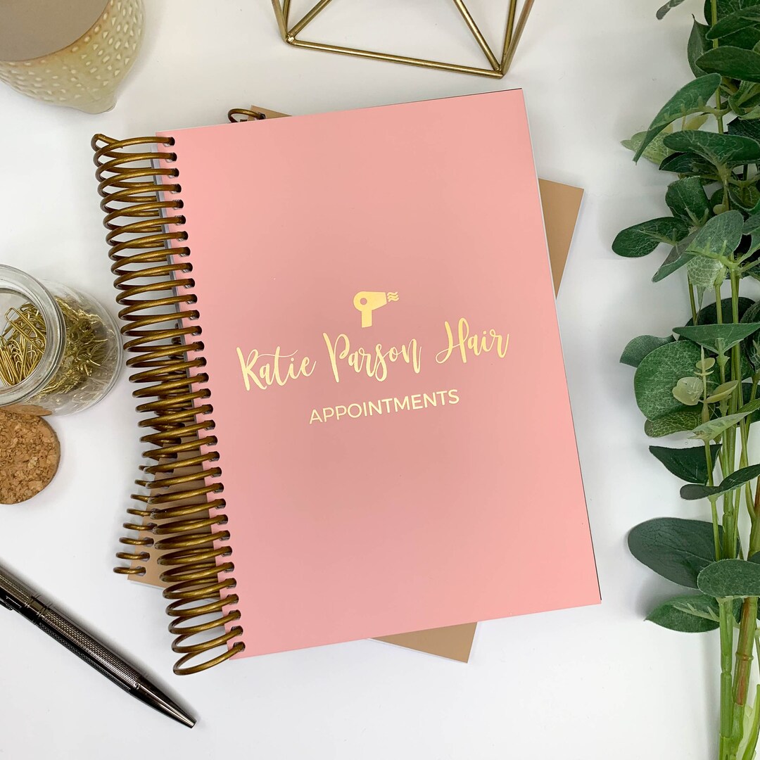 2024 A5 Appointment Diary Day per Page Foil Print Etsy UK
